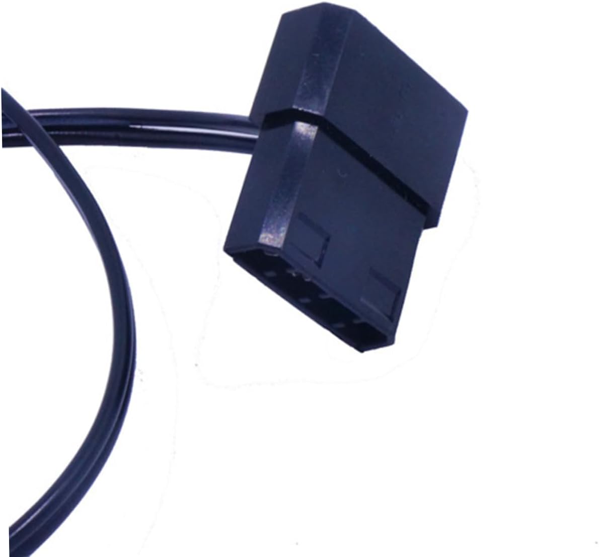 Mikikit Computer Led Controller Power Supply Cable RGB 4P Single Connector Compatible with Chassis Lights Lightweight 11.02In Length