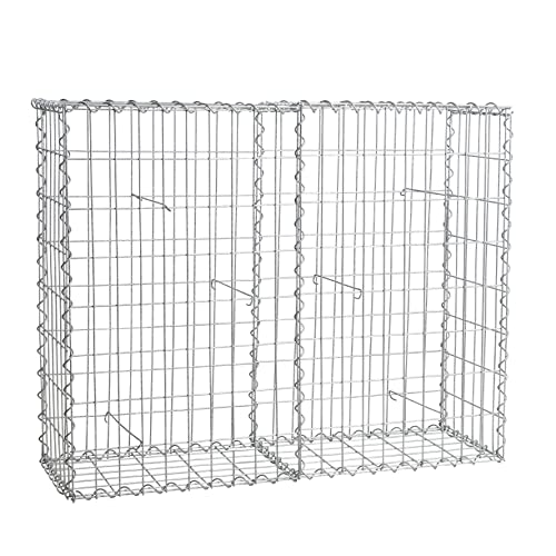 ESTEXO Gabione Steingabione Steinkorb Gabionenwand Drahtkorb Mauer Drahtgitter (Gabione 100x80x30 cm)