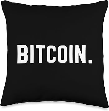 Bitcoin Is NOT A Meme P2P Decentralized Blockchain BTC Throw Pillow