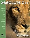 Absolute C++ (4th Edition)