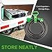 RVGUARD 30 Amp 50 Foot RV Extension Cord, Heavy Duty 10/3 Gauge STW Cord with LED Power Indicator and Cord Organizer, TT-30P/R Standard Plug, Green, ETL Listed