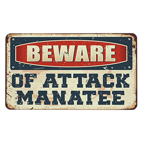 Tapis de souris drôle Attack Manatee 36x60cm pour éviter les glissements de clavier