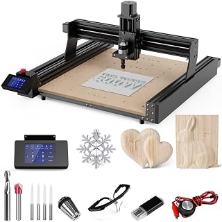 Twotrees CNC Router Machine, 3-Axis CNC Machine TTC 450 Working Area 18.1 x 18.1 x 3.1inch for Engraving, Cutting MDF, Acrylic, Solid Wood, Nylon, PCB, Carbon Fiberboard, etc