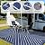 Garvee Striped 5x8 Outdoor Rug Waterproof Reversible Patio Mat, Portable Lightweight Plastic Straw Camping Rug for RV, Balcony, Backyard, Porch, Beach, Picnic, UV Protected & Easy Clean, Navy & White