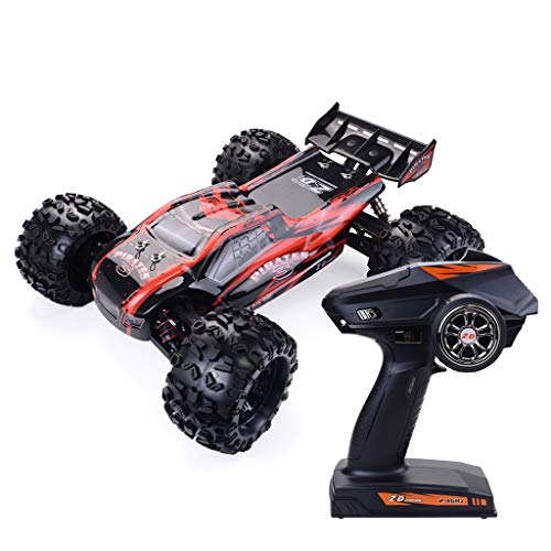 Tosbess RC Voiture Télécommandée, 2.4Ghz 4WD 80km/h Haute Vitesse Electrique RTR Buggy, 1/8 Voiture Tout Terrain Radiocommande - Cadeau pour Enfants et Adultes Cover