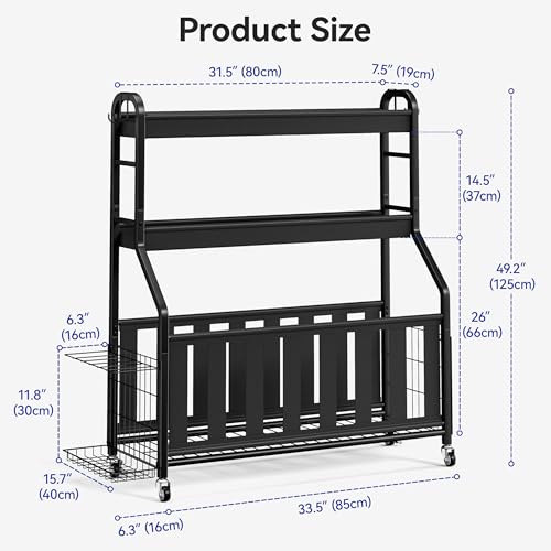 Sports-Equipment-Organizer-Large-Capacity-Garage-Ball-Storage-Rack-Heavy-Duty-Rolling-Ball-Cart-with-Locking-Wheels-for-Basketball-Soccer-Sports-Gear