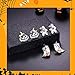 AOEDEJ Halloween Earrings Set Hypoallergenic Cute Ghost Pumpkin Skull Doll studs Cartilage Lobe Conch Tragus Helix Piercing for Women Men