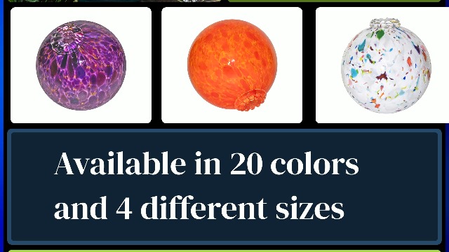 Totally Blown Glassworks Pond Float. Handmade Blown Glass, Garden Gazing Ball, Table Centerpiece, Assorted sizes available. Home and Patio Decor. Artist Dehanna Jones. Seattle, WA. (Forest Green)