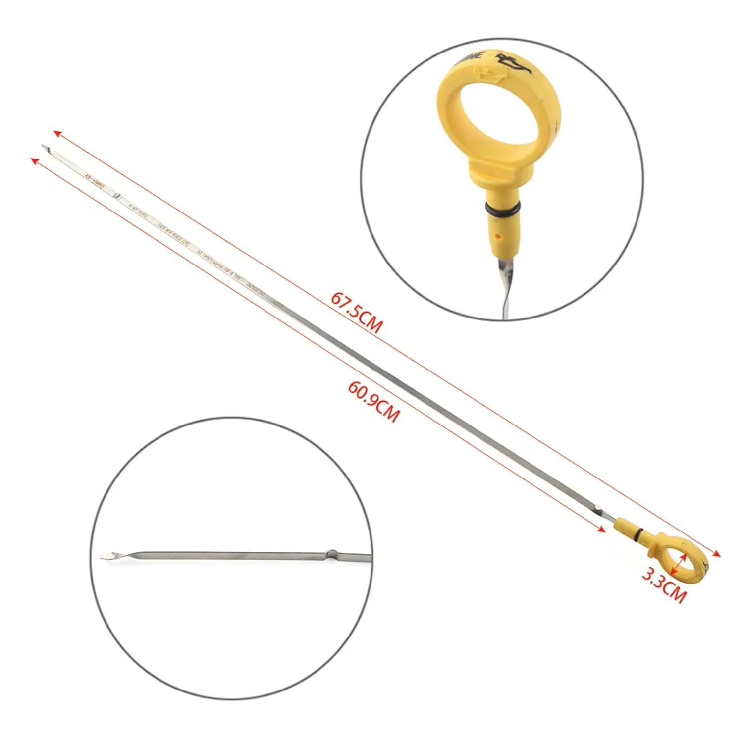 Dipstick Engine Level Gauge for Dodge for Magnum 2005 2006 2007 2008 Car Engine Oil Level Dipstick Accessories Replacement OEM : 04792872AC