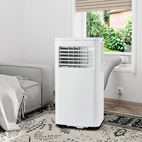 Image of Electactic Portable Air Conditioner With 3-in-1 Function, Cooling, Dry, Fan, Remote Control, Compact with Sleep Mode & 24 Hours Timer, 8000 BTU, White (A5405CE)