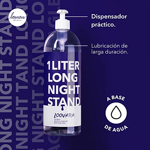 Miniatura 2 de Loovara - Gel Lubricante Sexual - Lubricante Sexuales Parejas Long Night Stand 1000 Ml - Lubricantes A Base De Agua Sexual - Apto Para Uso Con Preservativo - Valor De Ph Optimo