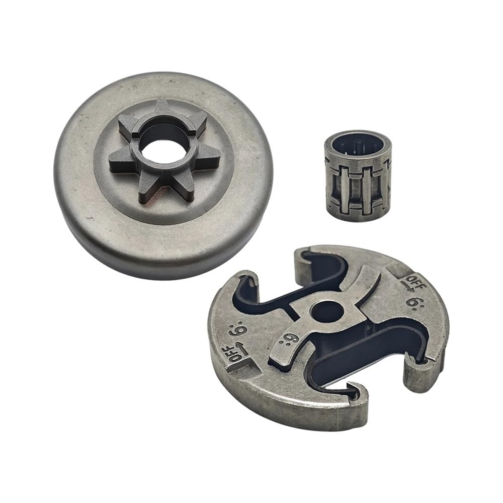 Kit de montaje de rodamiento de tambor de embrague 325 7T para motosierra 455 460 Rancher parte 537291702, 537110503
