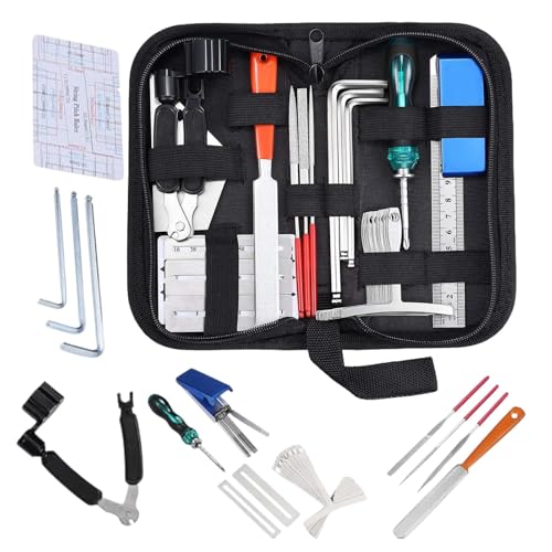Ensemble d'outils pour guitare et entretien des basses en studio