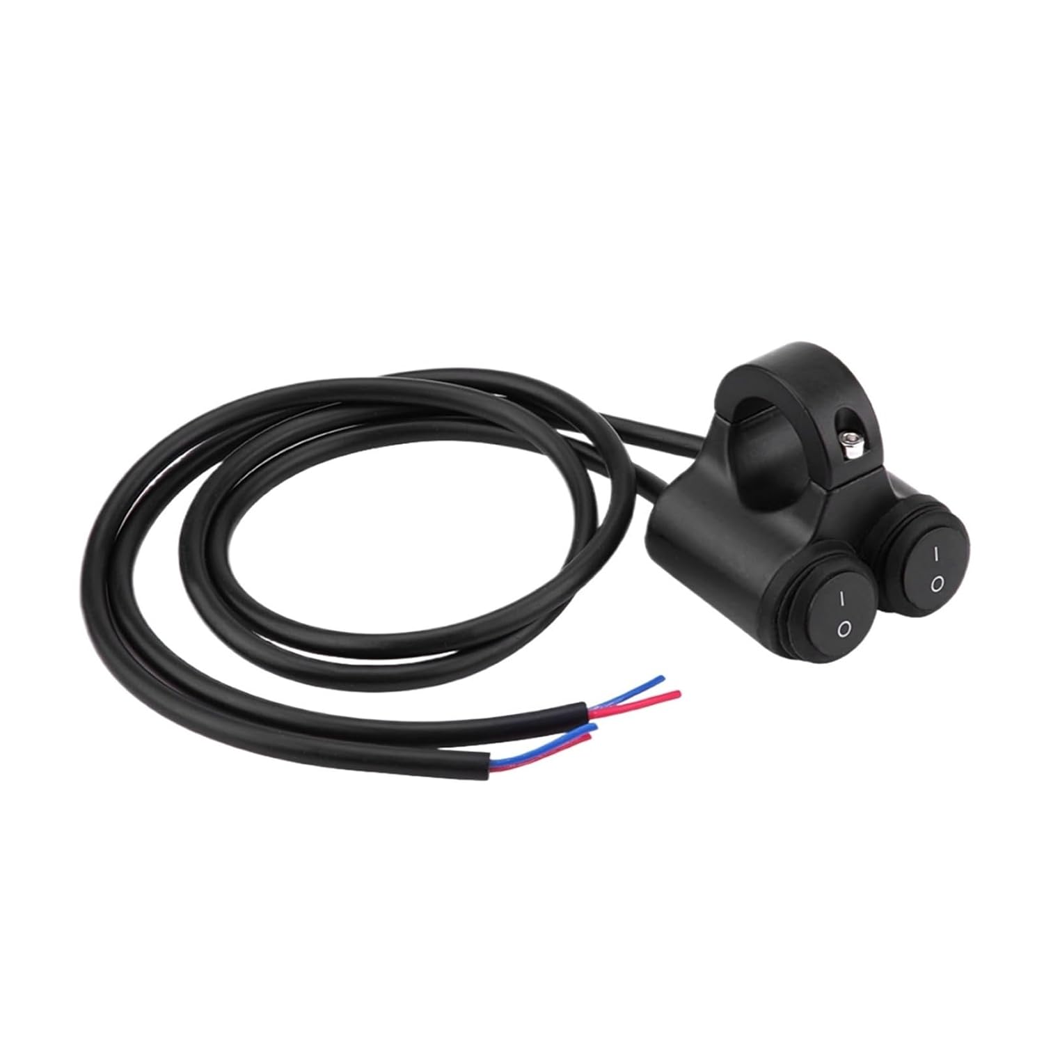 22mm Motorcycle Handlebar Headlight Brake Fog Lights Horn Dual Control Button Switch Double Control Button Switch(Type D)