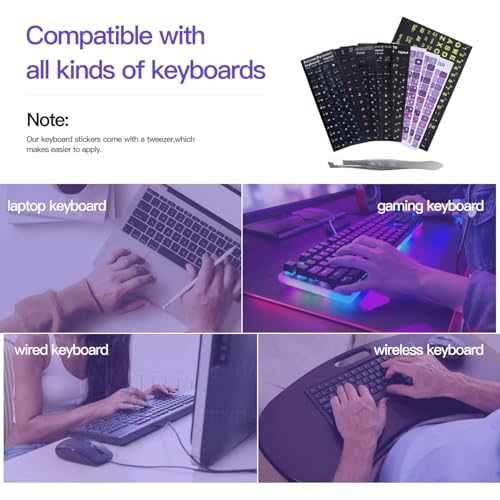 Dammomko 2Pack Korean Keyboard Stickers thumb #5