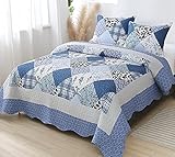 ❤【Material Comodo】--- El tejido exterior y el relleno es 100% algodón. Es comodo y suave. Sin encogimiento ni se descolorará tras lavar.