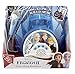 Frozen 2 Sing Along Boombox with Microphone, Built in Music, Flashing Lights, Real Working Mic for Kids Karaoke Machine, Connects Mp3 Player Aux in Audio Device