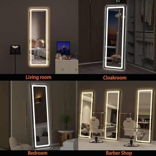 Hasipu Full Length LED Mirror – Modern Minimalist Home Decor - Image 7