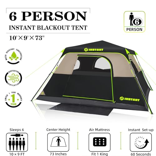 HINSTANT 6 Person Blackout Tent