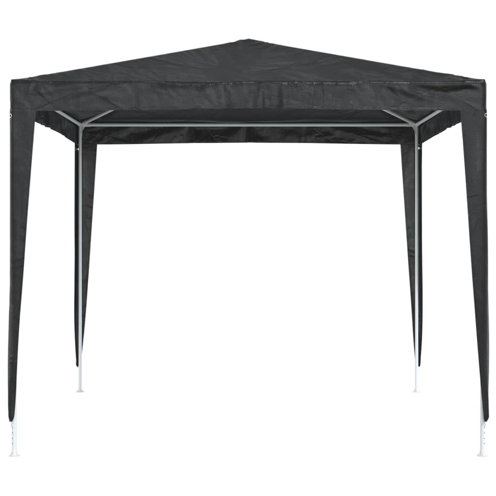 Homgoday Profi-Partyzelt 2,5×2,5 m Anthrazit 90 g/m2 Familienzelt Model48507