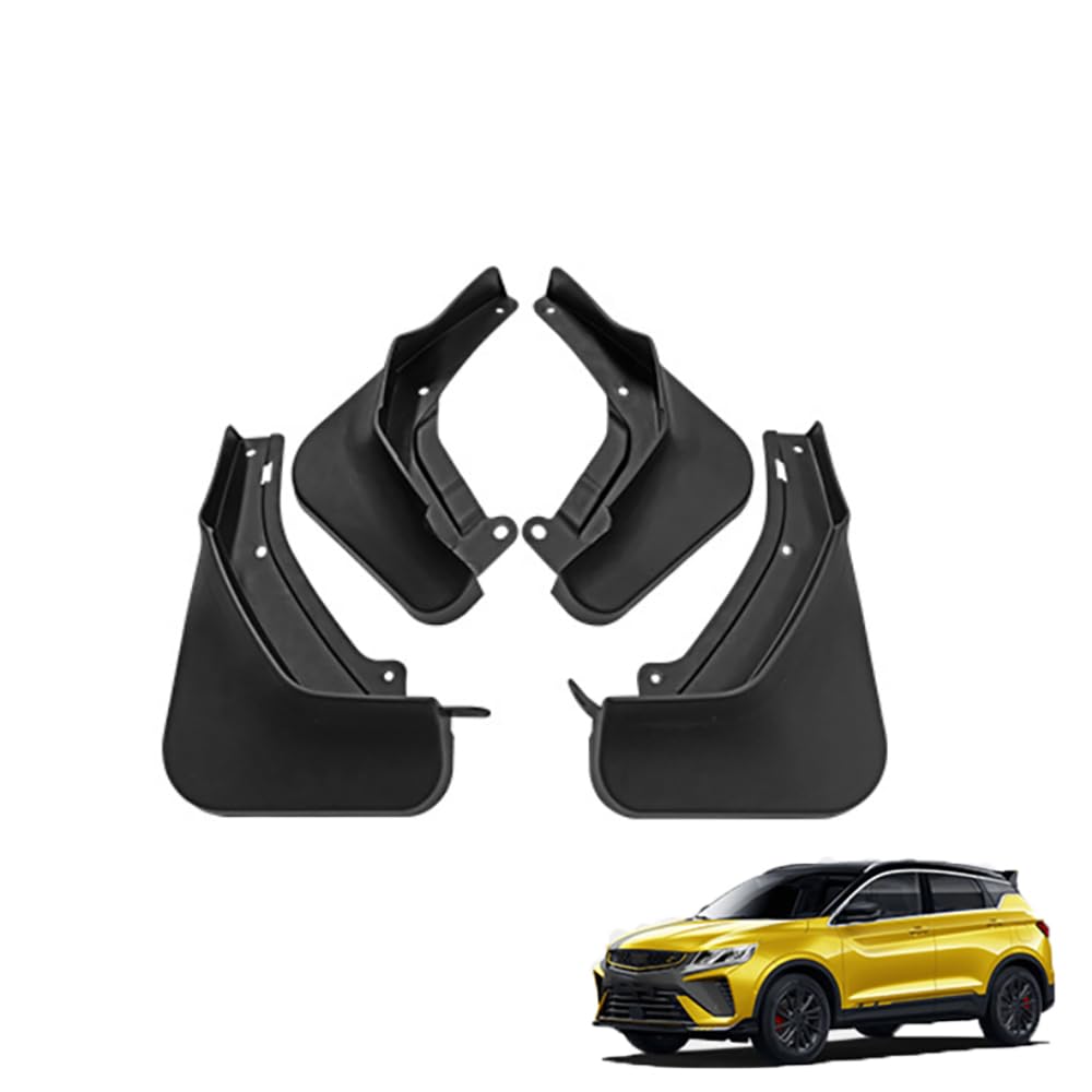 Amhvmu Normal 4Pcs Mud Flaps For Geely Binyue 2021
