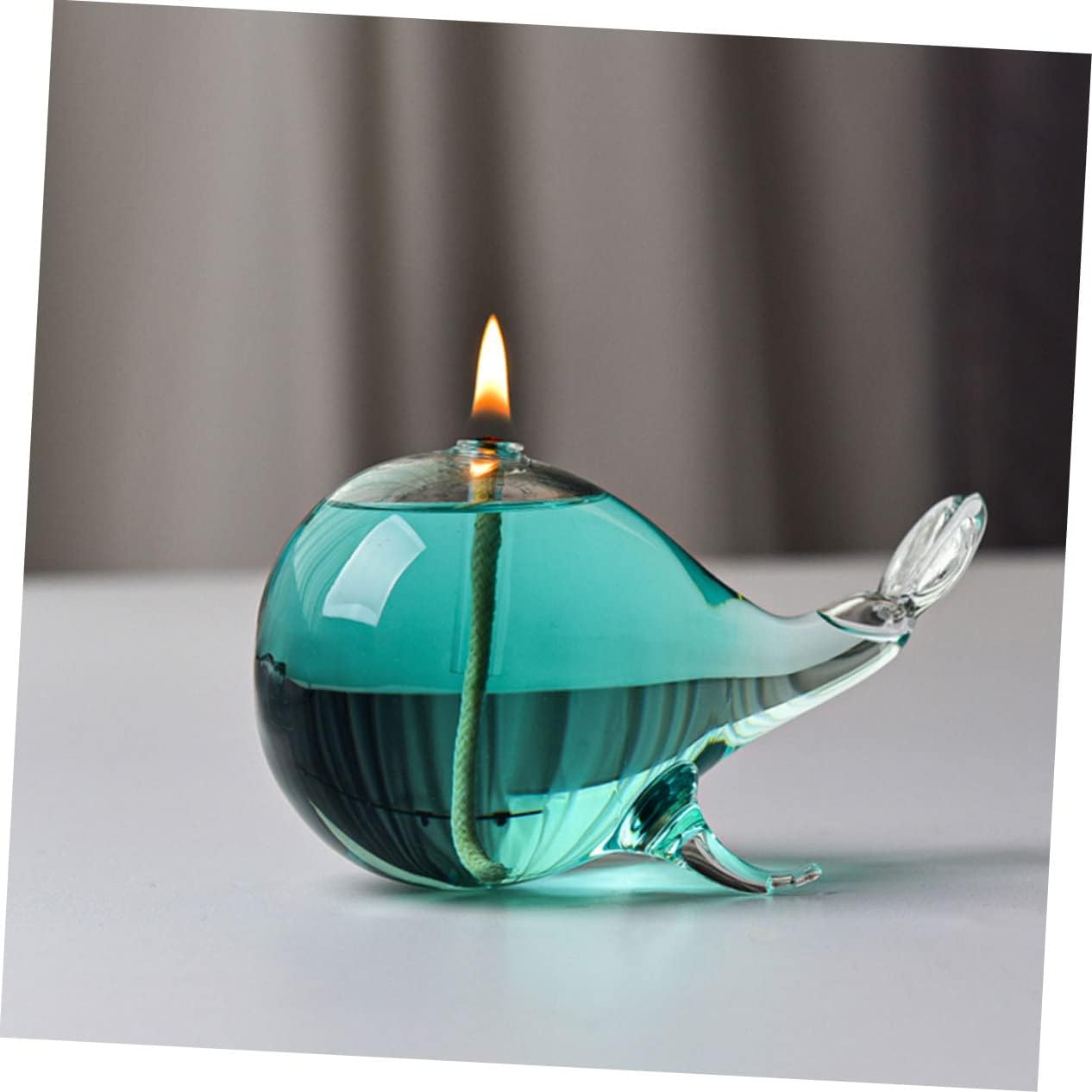 2pcs Whale Night Light Vintage Oil Lamps for Indoor Kerosene Lamps Wedding Candle Holder
