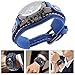 JOINPAYA Reloj de Pulsera para Hombre de Piel Vintage Correa Ajustable Azul Reloj Casual Masculino sin Químicos Decoración Resistente y Cómodo para Uso Diario Imagen de JOINPAYA Reloj de Pulsera para Hombre de Piel Vintage Correa Ajustable Azul Reloj Casual Masculino sin Químicos Decoración Resistente y Cómodo para Uso Diario