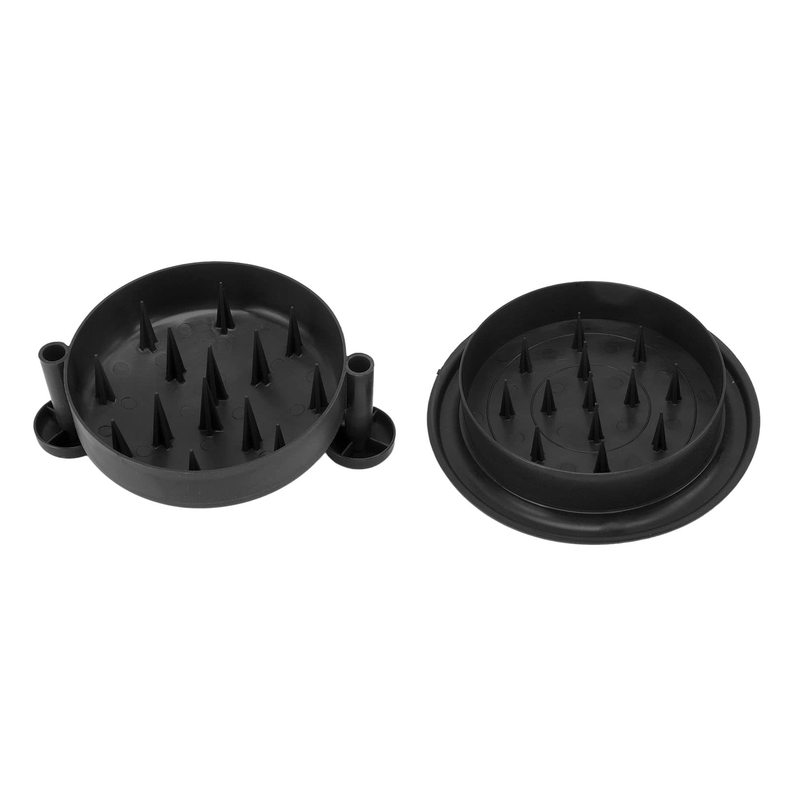 Tritacarne Multiuso In ABS Nero Con Doppia Maniglia E Base Antiscivolo – Per Pollo, Maiale, Verdure