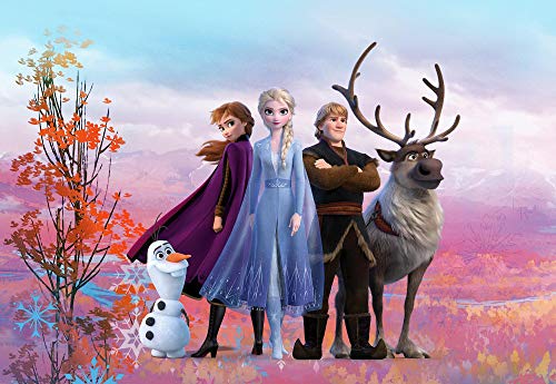 Komar Disney Fototapete FROZEN ICONIC - Größe 368 x 254 cm (Breite x...