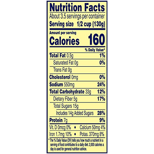 Bush's Best Brown Sugar Hickory Baked Beans, Source Of Plant Based Protein And Fiber, Low Fat, Gluten Free, 16 Oz #TOP3