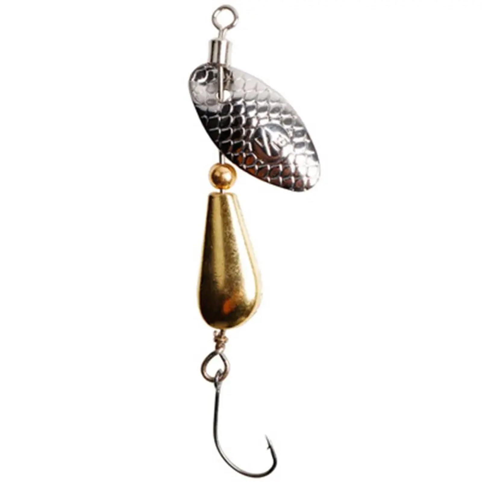 2,8/4,5/7g Rotierenden Spinner Löffel Fischerei Locken Künstliche Metall Pailletten Köder Einzel/Drillinge Haken wobbler Bass Forelle Barsch Pesca