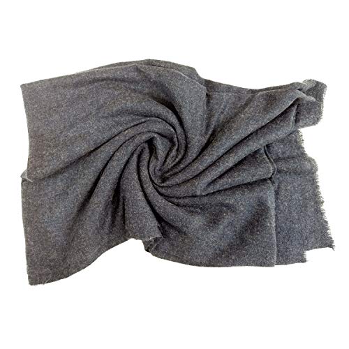 Écharpe pashmina du Népal noir idée cadeau femme fille