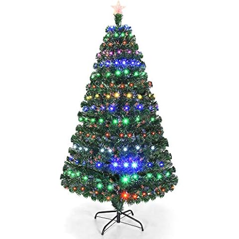 Goplus 6ft Fiber Optic Christmas Tree Cover