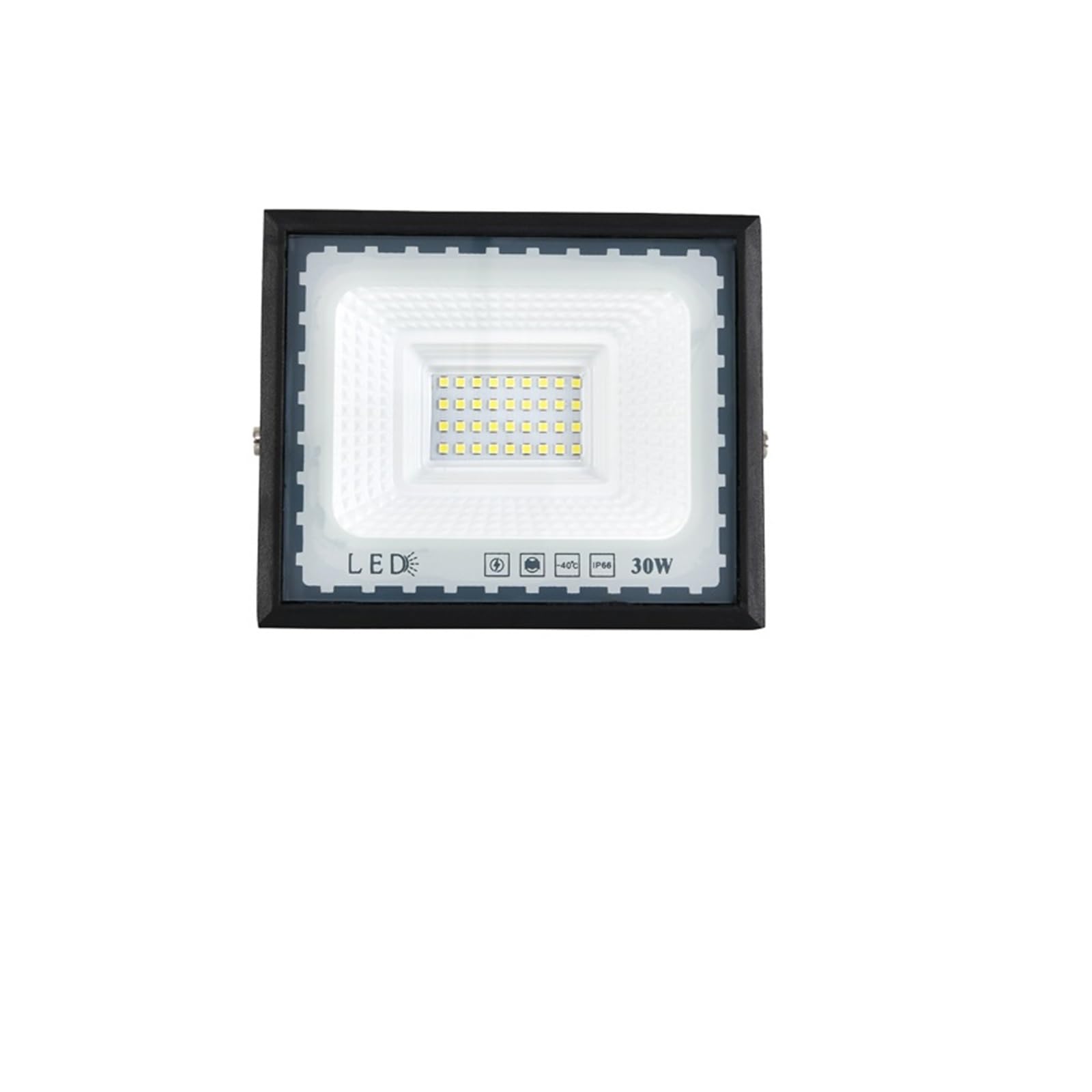 MKHJKIOII IP66 LED Floodlight 30W 50W 100W 150W 200W Waterproof Outdoor Projector Exterior Spotlight for Garden Street Garage Lighting(30W)