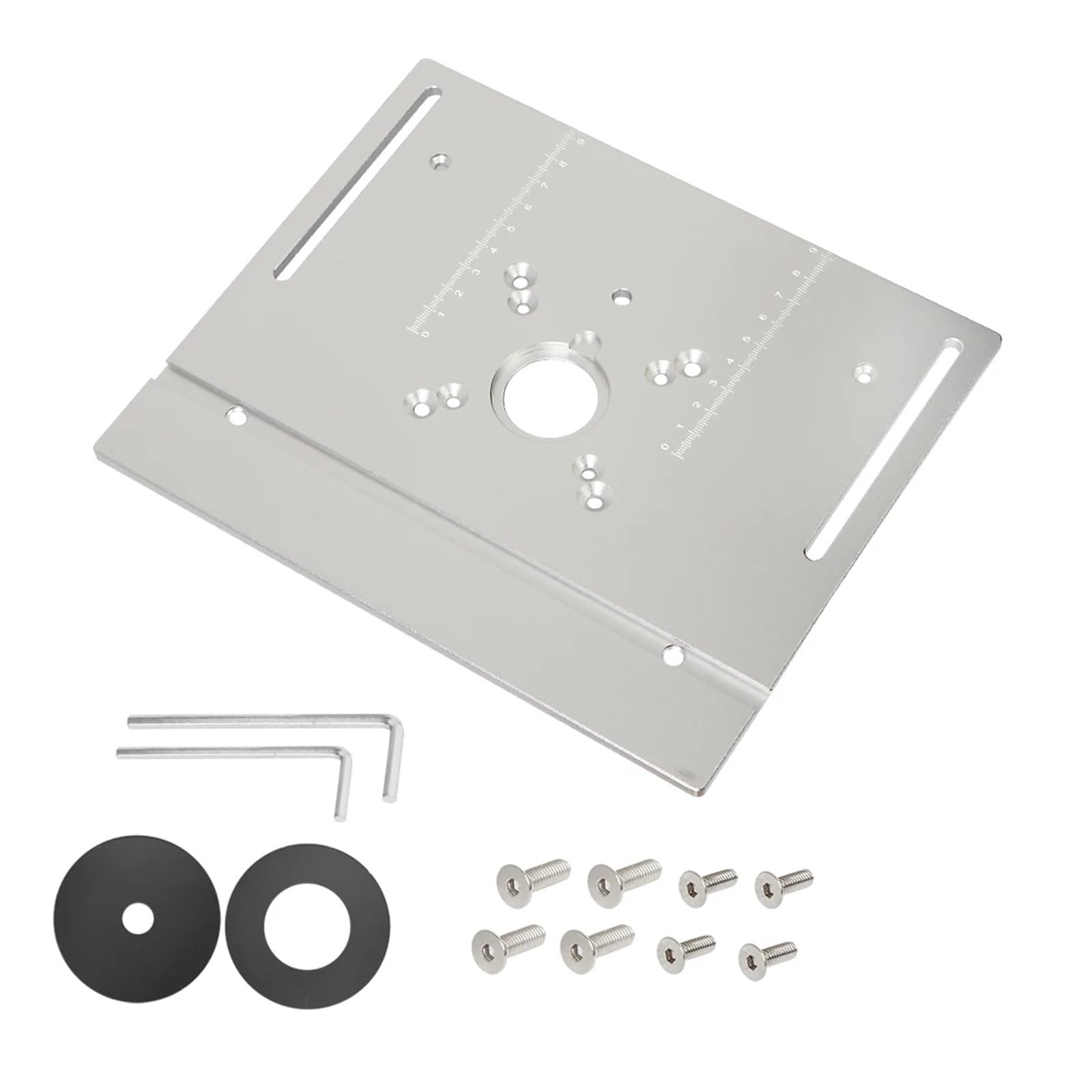 Mesas Elevadoras de enrutador, Mesa elevadora de enrutador de Aluminio, Grabado en Madera, Soporte de elevación de Nivel de Burbuja de 6 Pulgadas