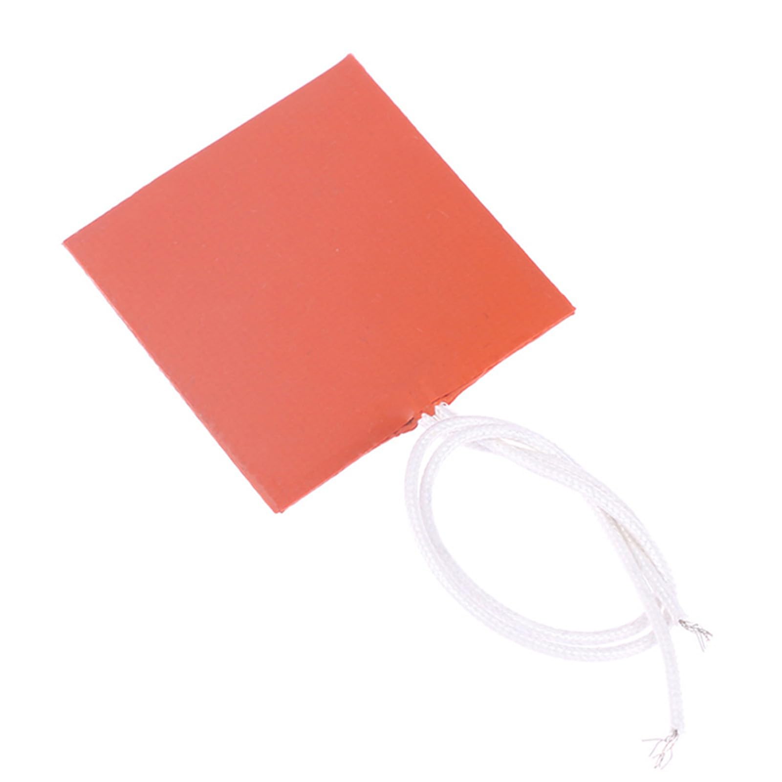 Laikoutd 5x5cm Flexible Silicone Heating Pad 12V Featuring Waterproof Build Electrothermal Membrane for Individual Projects Fast Heat