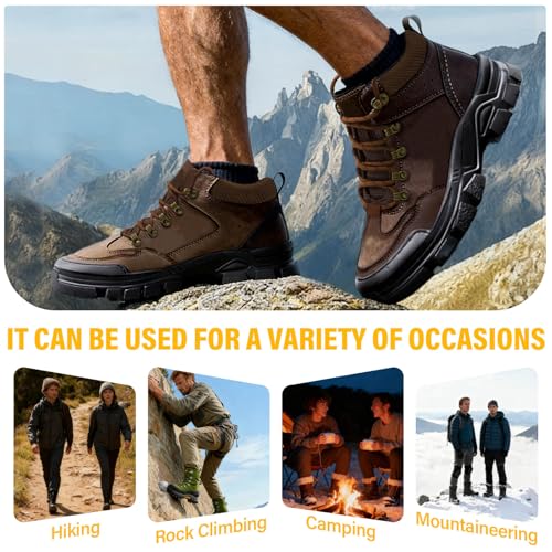Image of DELELE 2 Pair Thick Round Climbing Shoelaces Hiking Shoe Laces Boot Laces