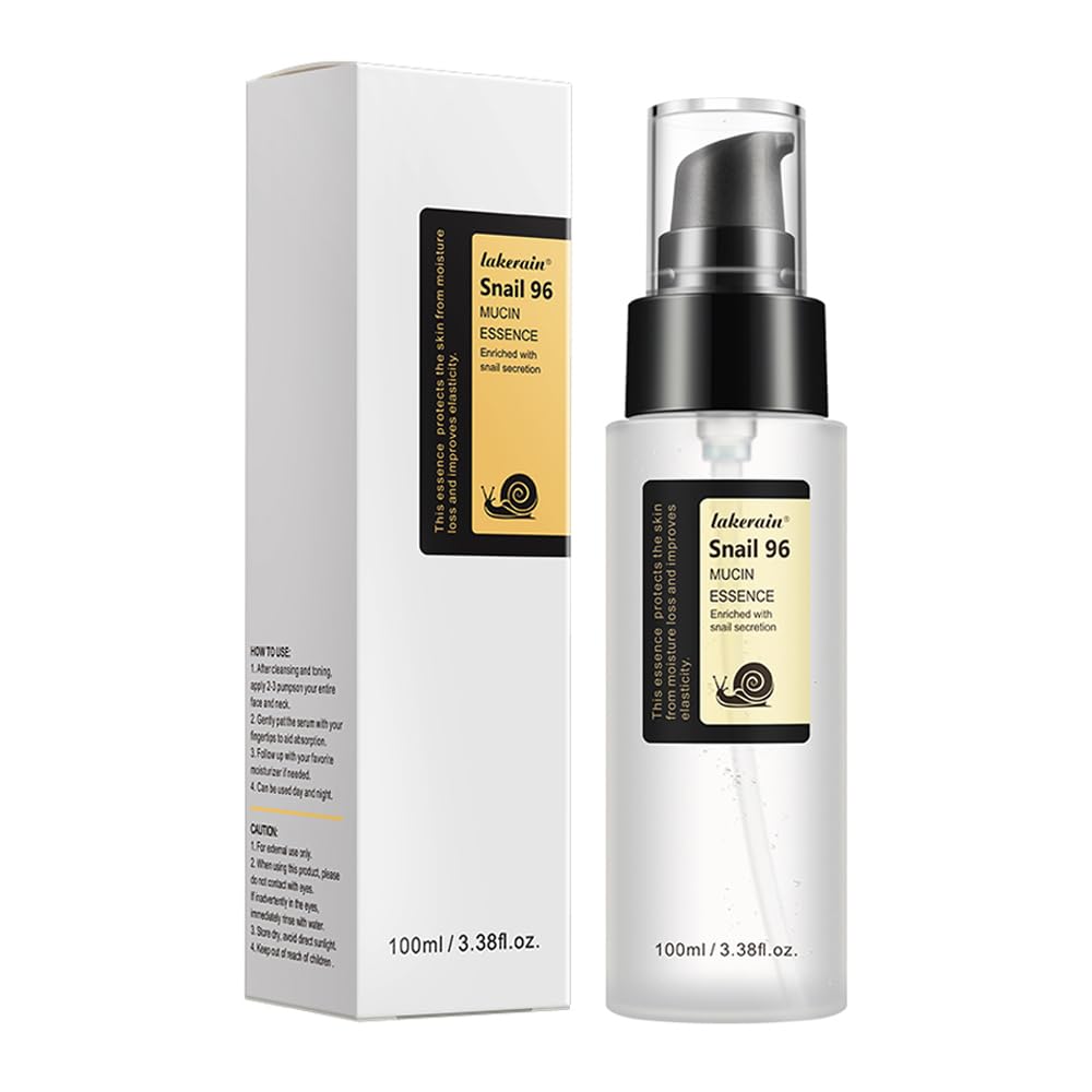 Advanced Snail Mucin 96% Power Repairing Serum, Hydrating Serum for Face with Snail Secretion Filtrate for Dull Skin & Fine Lines, Face Skin Care Products for All Skin Types,100ml