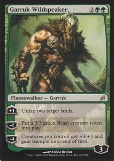 Magic The Gathering - Garruk Wildspeaker - Lorwyn