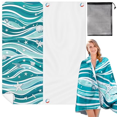 ARefugen Wave Magnetic Beach Towel