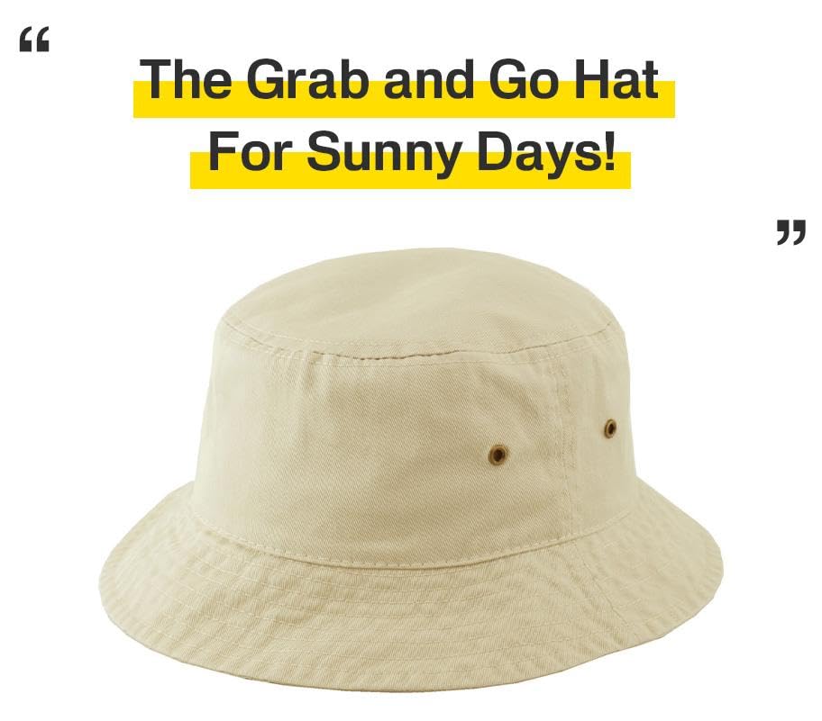 Image of KBETHOS 100% Cotton Washed Bucket Hat