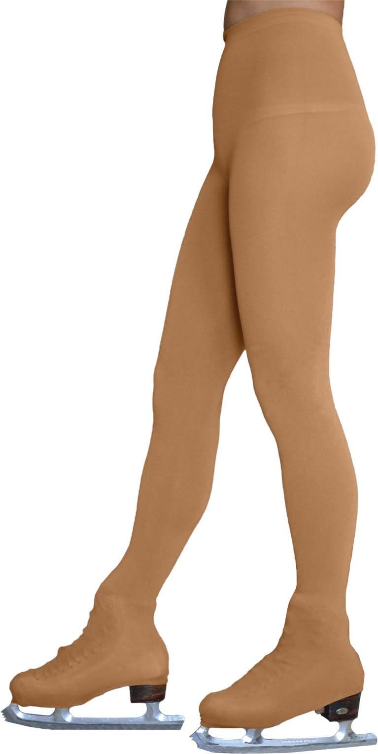 ChloeNoel Figure Skating Tan Over The Boot Tights TB8832