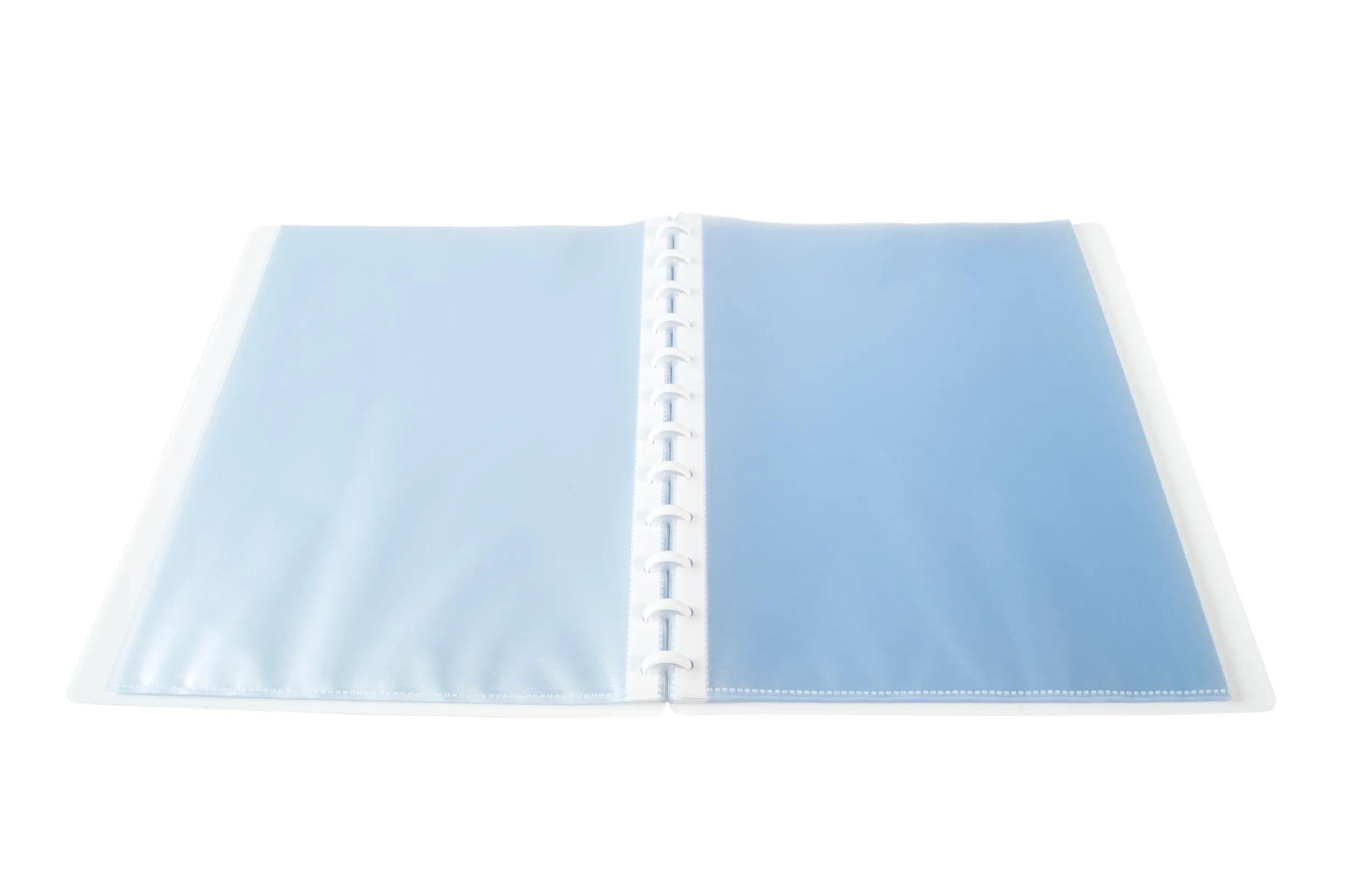 Exacompta - Rif. Kreacover 86371E - Cartone da 4 portadocumenti rimovibile con 30 buste grana staccabili, 60 viste, formato A4, dim 24,5 x 31 cm, copertina rigida personalizzabile