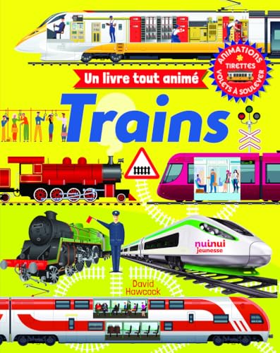 livre Un livre tout animé - Trains