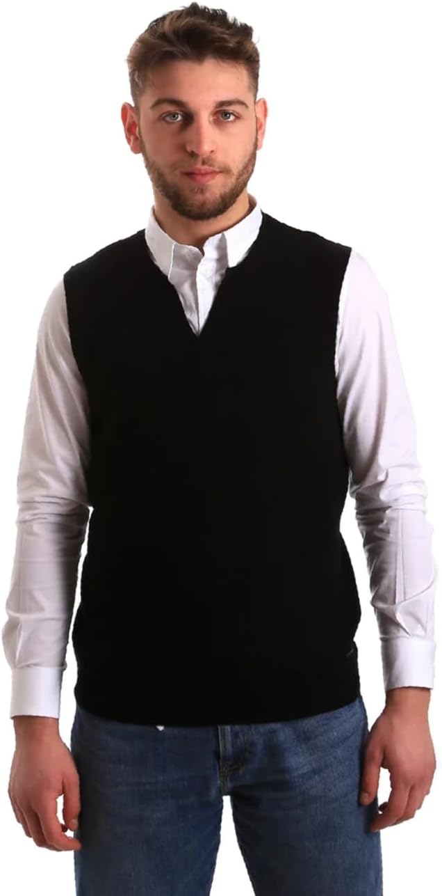 Gilet In Pelle Uomo - Stile Rocker E Motociclista Con Zip A Scomparsa - Foto 11