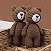 Muñeca de ganchillo Oso Dormir Juguete para Bebé Primero Relleno Animal Amigo Dormir Recién Nacido Foto Apoyo Oso Crochet para Bebé Juguete de peluche Animal Imagen de Muñeca de ganchillo Oso Dormir Juguete para Bebé Primero Relleno Animal Amigo Dormir Recién Nacido Foto Apoyo Oso Crochet para Bebé Juguete de peluche Animal