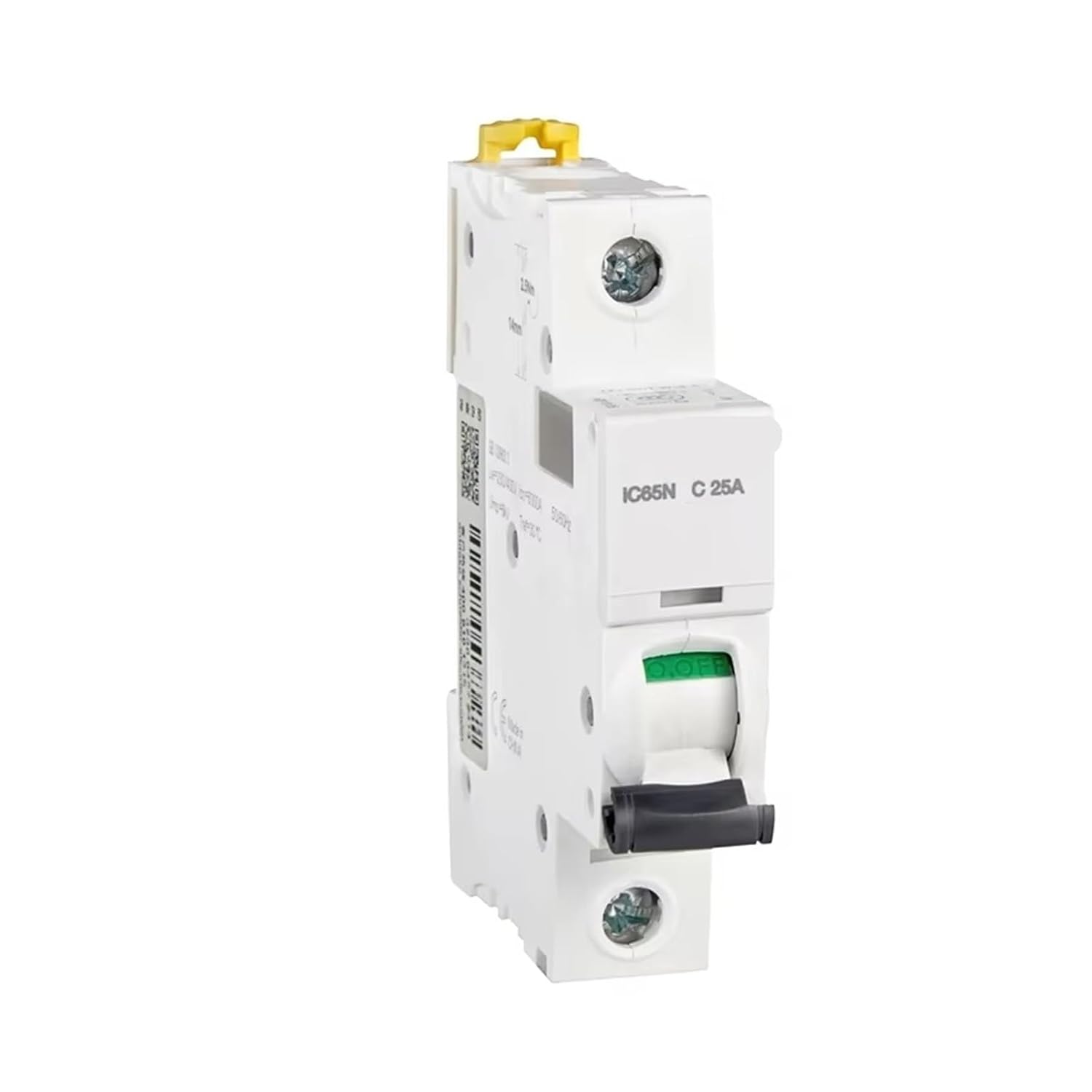 IC65N 1P Miniature Circuit Breaker C Curve 1A-63A DIN Rail MCB Thermal Magnetic Overload Short Protection for Distribution Panel(4A)