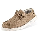 ASITVO Men's Loafers & Slip-ons|Casual Slip on Walking Shoes|Wide Width Toe Box Dark Brown, Dark Brown, 10 Women/8.5 Men