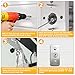 Zadery Universal Garage Door Emergency Release Lock Kit, Quick Release Disconnect Opener Lock with 2 Keys