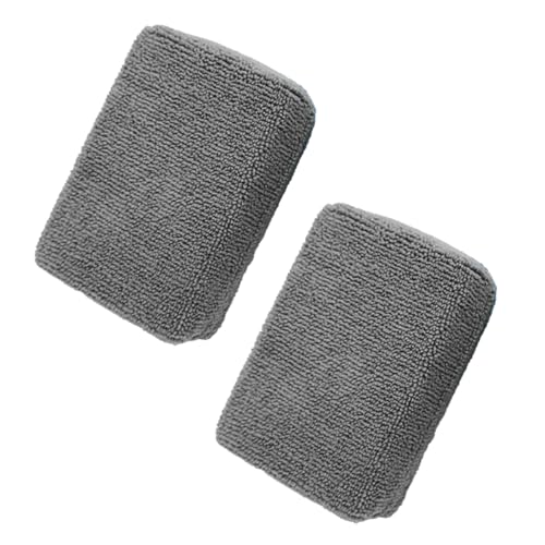 UHANBUT Microfiber Applicator Pad, Multi-Purpose Ceramic Spray Coating Sponge Pads, Car Detailing Sponge for Car Paint, Metal, Plastic Trim, Applying Wax, Sealants, Other Conditioners (2PCS)